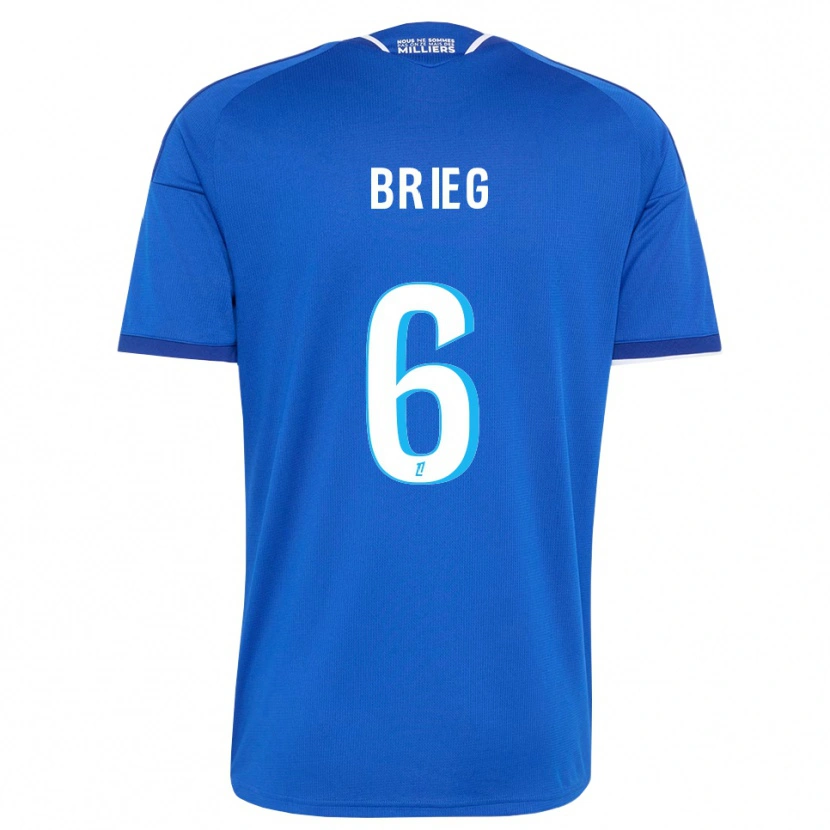 Danxen Kinder Redouan Brieg #6 Königsblau Weiß Heimtrikot Trikot 2026/27 T-Shirt Schweiz