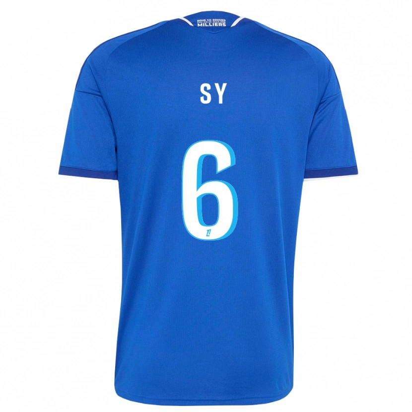 Danxen Kinder Demba Sy #6 Königsblau Weiß Heimtrikot Trikot 2026/27 T-Shirt Schweiz