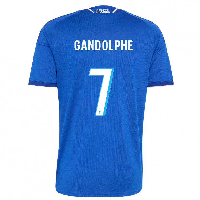 Danxen Kinder Adrien Gandolphe #7 Königsblau Weiß Heimtrikot Trikot 2026/27 T-Shirt Schweiz