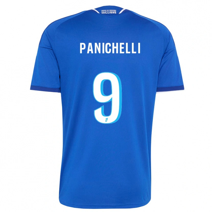Danxen Kinder Joaquín Panichelli #9 Königsblau Weiß Heimtrikot Trikot 2026/27 T-Shirt Schweiz