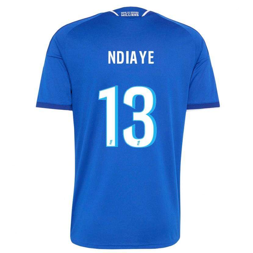 Danxen Kinder Serigne Ndiaye #13 Königsblau Weiß Heimtrikot Trikot 2026/27 T-Shirt Schweiz