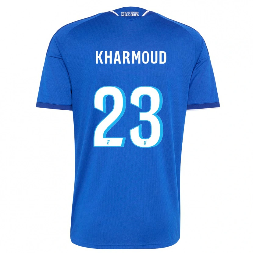 Danxen Kinder Rayan Kharmoud #23 Königsblau Weiß Heimtrikot Trikot 2026/27 T-Shirt Schweiz