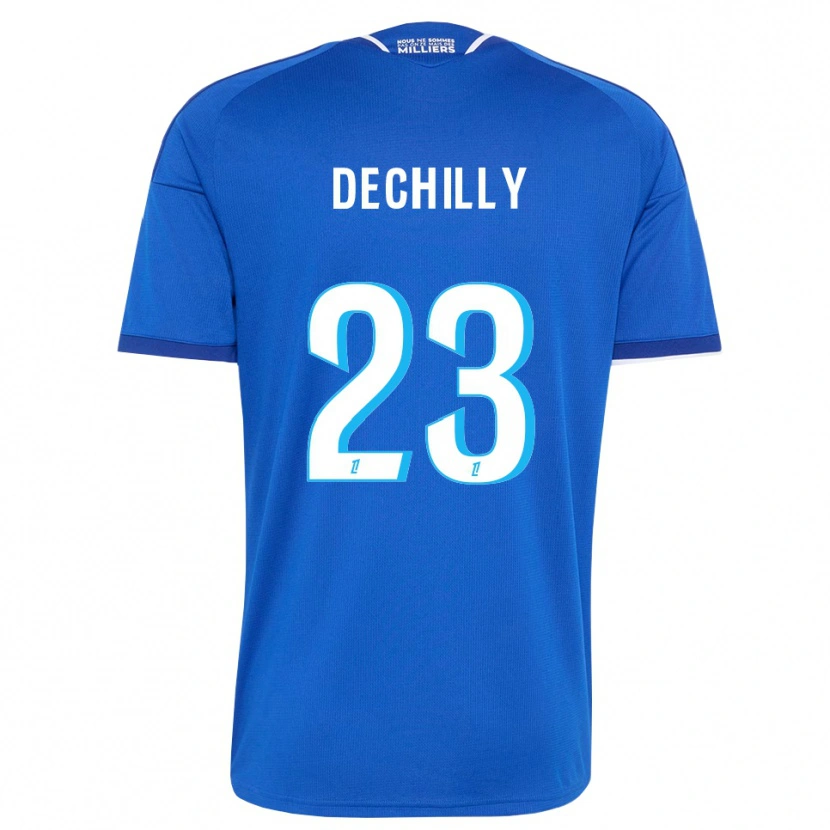 Danxen Kinder Pauline Dechilly #23 Königsblau Weiß Heimtrikot Trikot 2026/27 T-Shirt Schweiz