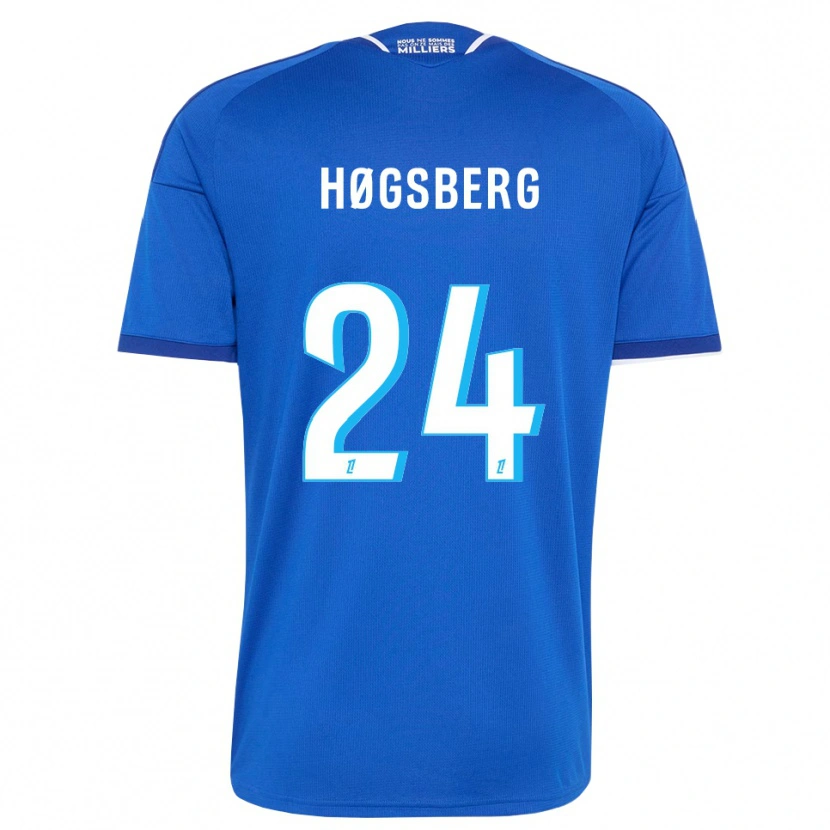 Danxen Kinder Lucas Høgsberg #24 Königsblau Weiß Heimtrikot Trikot 2026/27 T-Shirt Schweiz
