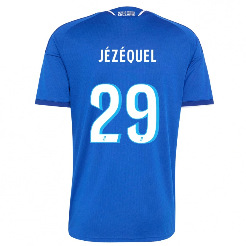 Danxen Kinder Emmy Jézéquel #29 Königsblau Weiß Heimtrikot Trikot 2026/27 T-Shirt Schweiz