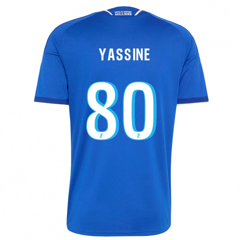 Danxen Kinder Gessime Yassine #80 Königsblau Weiß Heimtrikot Trikot 2026/27 T-Shirt Schweiz