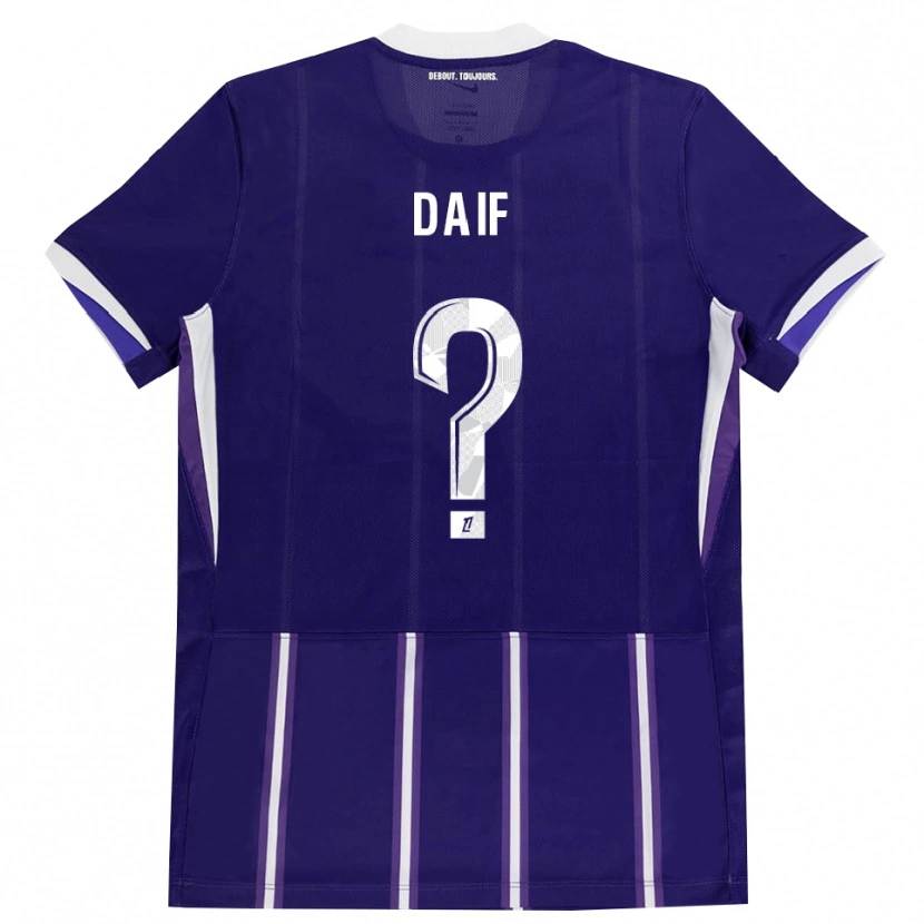 Danxen Kinder Mouhamed Daif #0 Lila Weiß Heimtrikot Trikot 2026/27 T-Shirt Schweiz