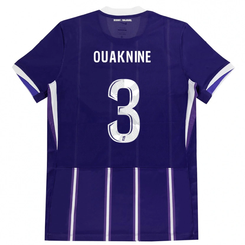 Danxen Kinder Jules Ouaknine #3 Lila Weiß Heimtrikot Trikot 2026/27 T-Shirt Schweiz