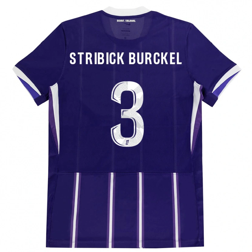 Danxen Kinder Laetitia Stribick-Burckel #3 Lila Weiß Heimtrikot Trikot 2026/27 T-Shirt Schweiz