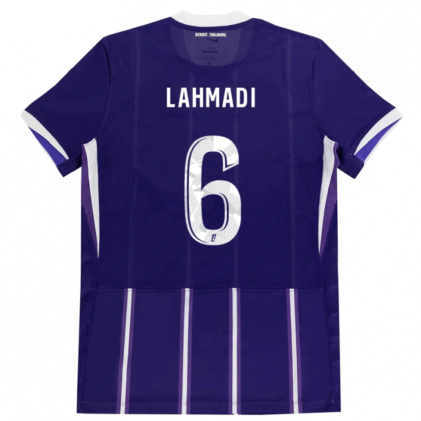Danxen Kinder Noah Lahmadi #6 Lila Weiß Heimtrikot Trikot 2026/27 T-Shirt Schweiz