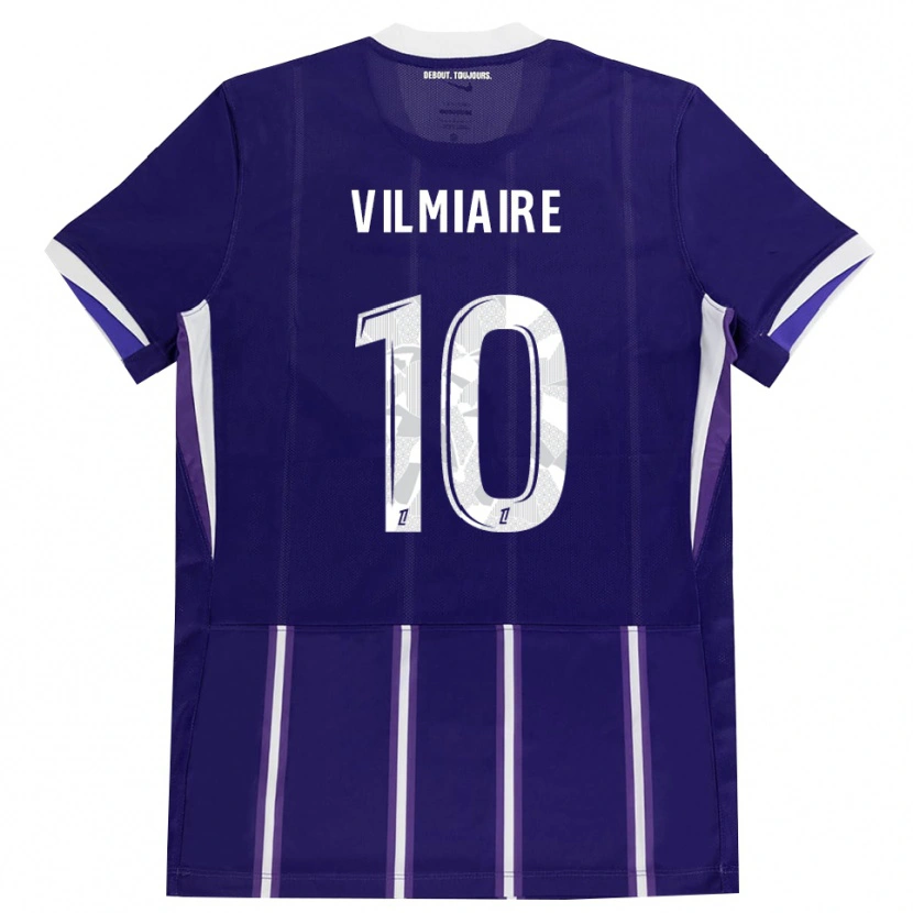 Danxen Kinder Kelly Vilmiaire #10 Lila Weiß Heimtrikot Trikot 2026/27 T-Shirt Schweiz