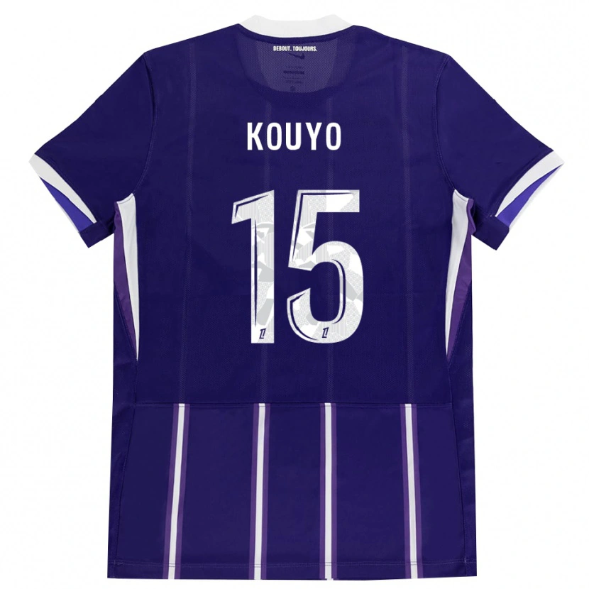 Danxen Kinder Dan Kouyo #15 Lila Weiß Heimtrikot Trikot 2026/27 T-Shirt Schweiz