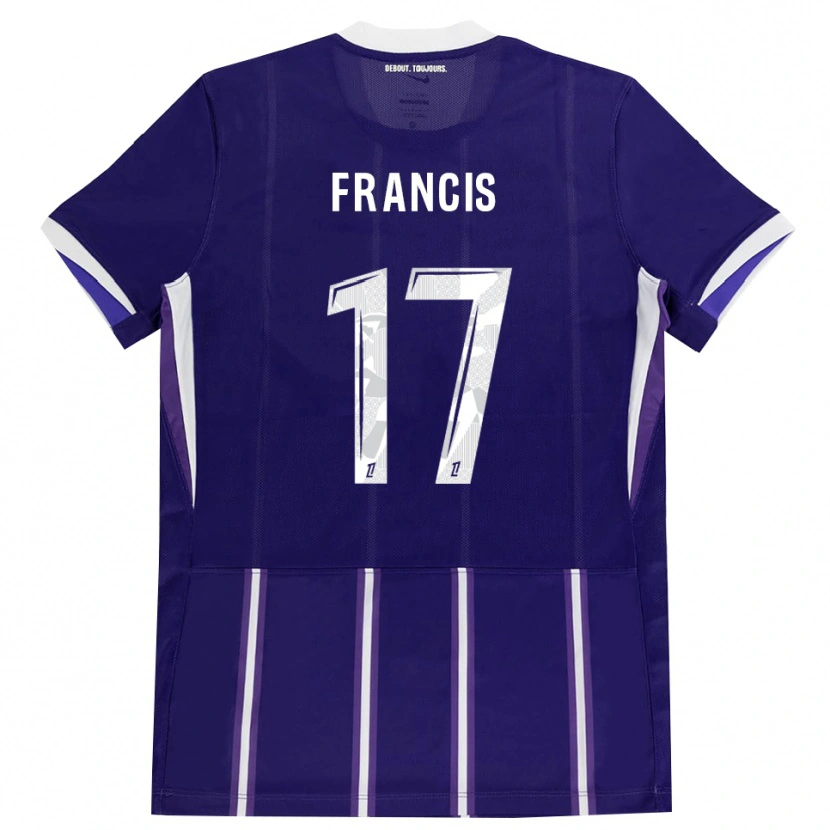 Danxen Kinder Abu Francis #17 Lila Weiß Heimtrikot Trikot 2026/27 T-Shirt Schweiz