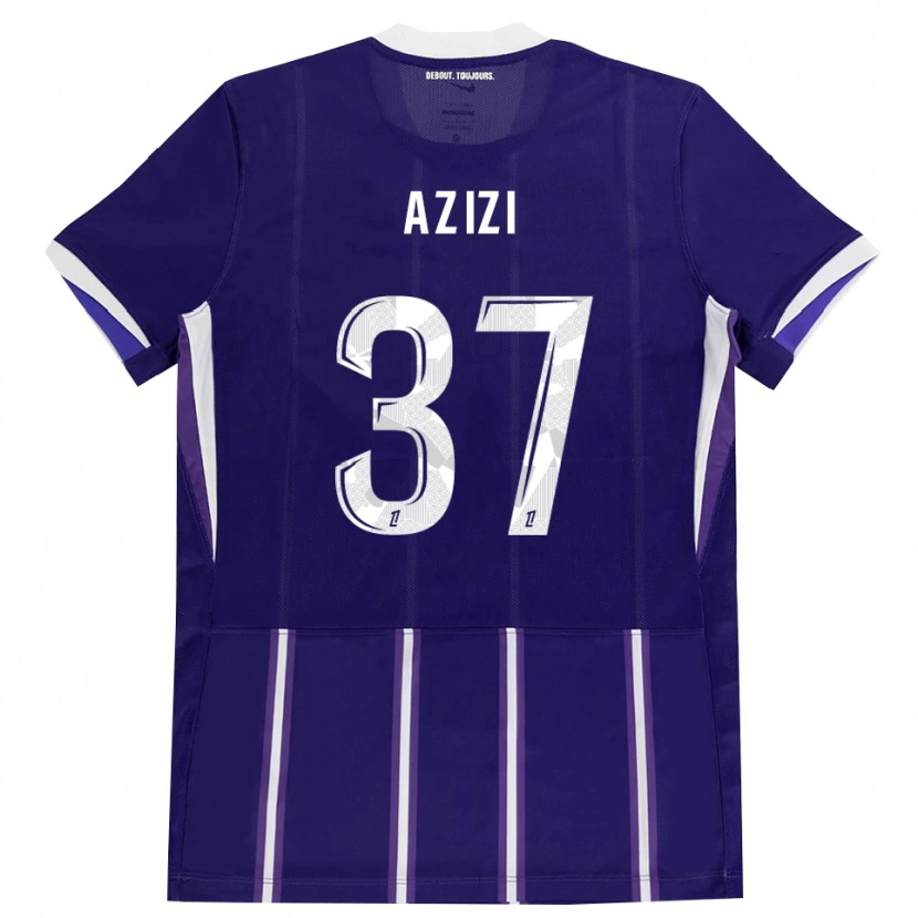 Danxen Kinder Ilyas Azizi #37 Lila Weiß Heimtrikot Trikot 2026/27 T-Shirt Schweiz