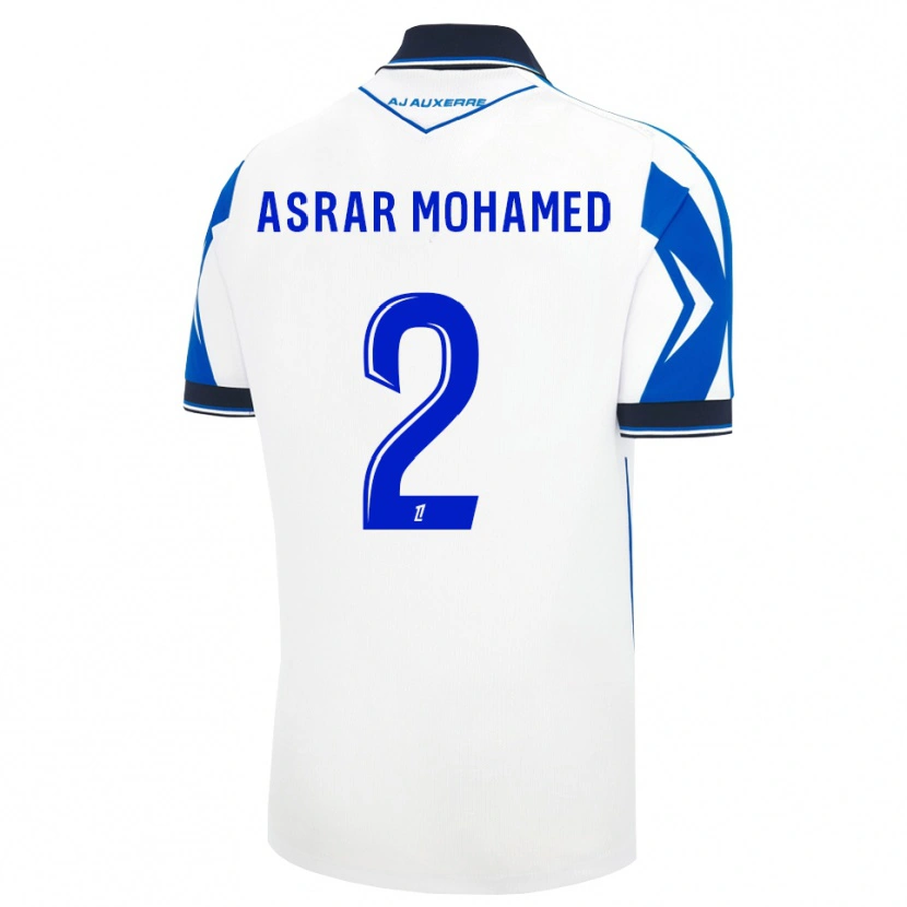 Danxen Kinder El Asrar Mohamed #2 Schwarz Weiß Blau Heimtrikot Trikot 2026/27 T-Shirt Schweiz