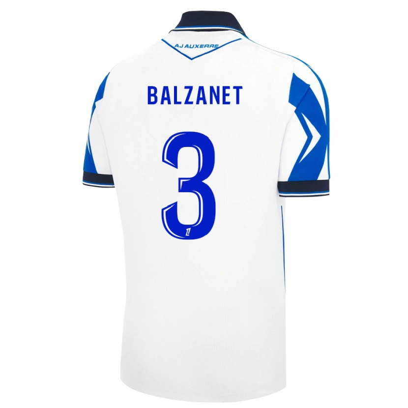 Danxen Kinder Guillaume Balzanet #3 Schwarz Weiß Blau Heimtrikot Trikot 2026/27 T-Shirt Schweiz