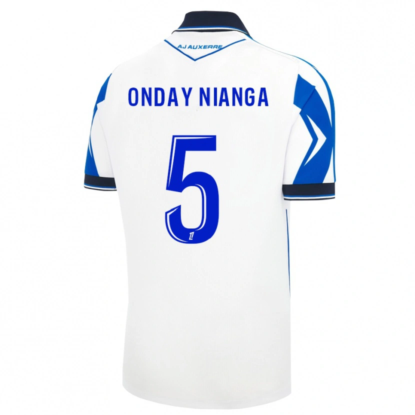 Danxen Kinder Ata-Yis Onday Nianga #5 Schwarz Weiß Blau Heimtrikot Trikot 2026/27 T-Shirt Schweiz