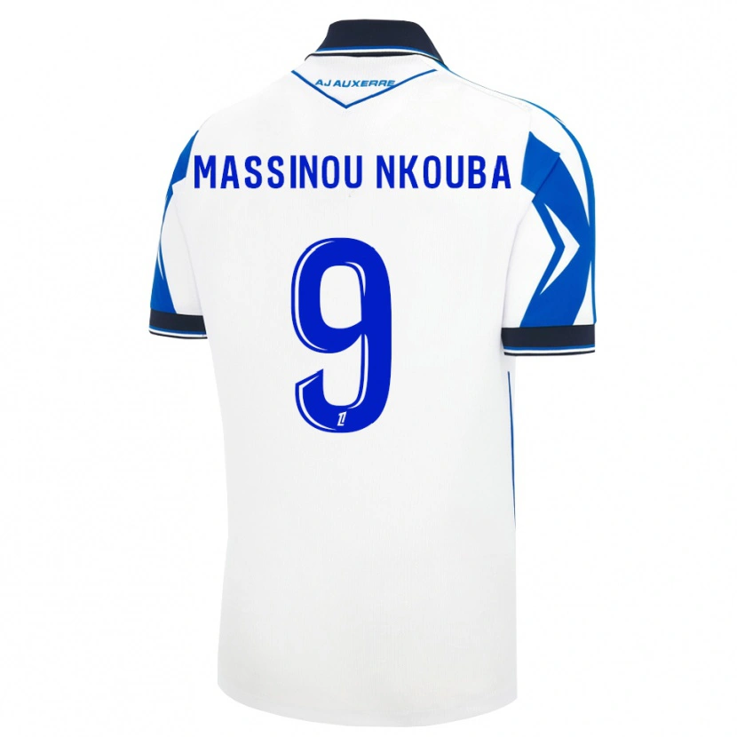 Danxen Kinder Pierre Massinou Nkouba #9 Schwarz Weiß Blau Heimtrikot Trikot 2026/27 T-Shirt Schweiz