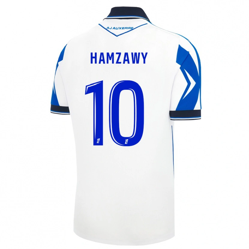 Danxen Kinder Redwan Eid Hamzawiy #10 Schwarz Weiß Blau Heimtrikot Trikot 2026/27 T-Shirt Schweiz