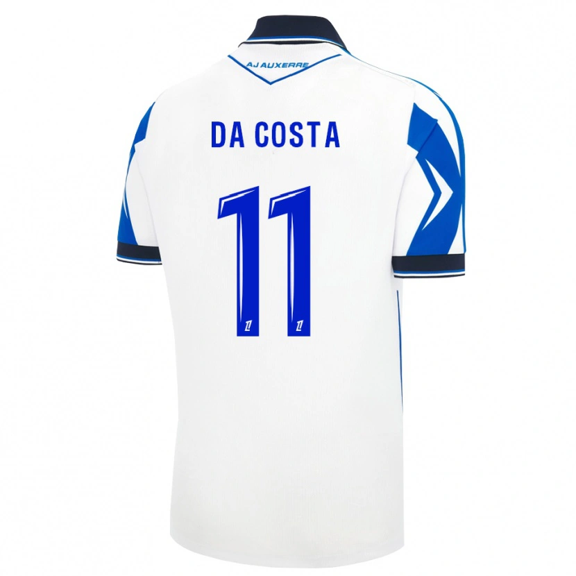 Danxen Kinder Rúben Da Costa #11 Schwarz Weiß Blau Heimtrikot Trikot 2026/27 T-Shirt Schweiz