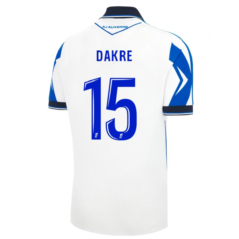 Danxen Kinder Valentin Dakre #15 Schwarz Weiß Blau Heimtrikot Trikot 2026/27 T-Shirt Schweiz