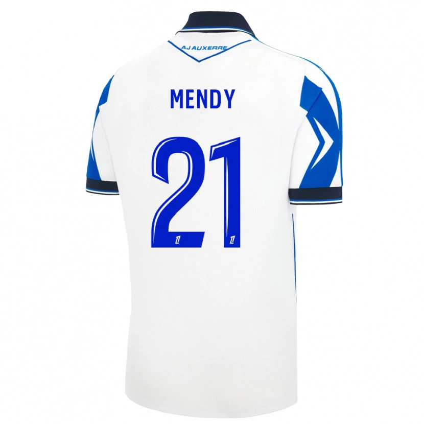 Danxen Kinder Tony Mendy #21 Schwarz Weiß Blau Heimtrikot Trikot 2026/27 T-Shirt Schweiz