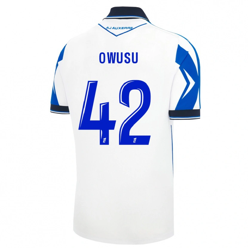 Danxen Kinder Elisha Owusu #42 Schwarz Weiß Blau Heimtrikot Trikot 2026/27 T-Shirt Schweiz