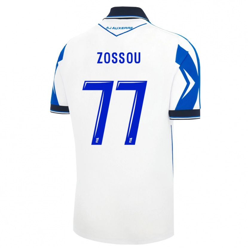 Danxen Kinder Aristide Zossou #77 Schwarz Weiß Blau Heimtrikot Trikot 2026/27 T-Shirt Schweiz