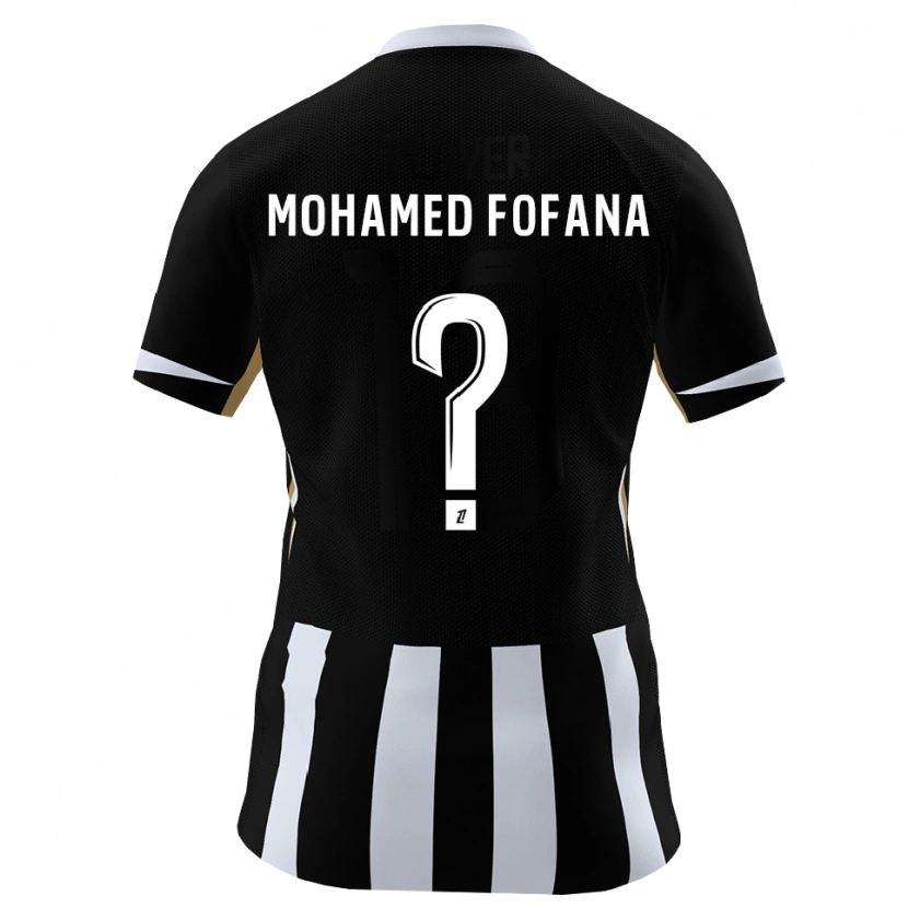 Danxen Kinder Yanis Mohamed Fofana #0 Schwarz Blau Heimtrikot Trikot 2026/27 T-Shirt Schweiz