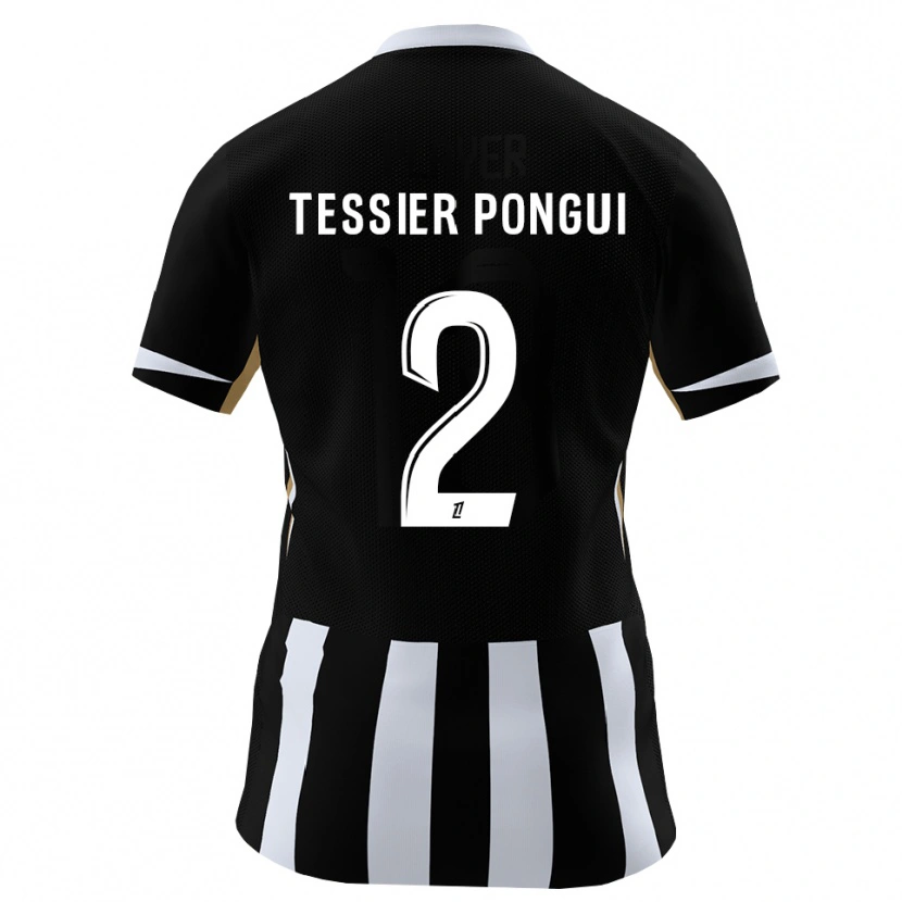 Danxen Kinder Leyti Tessier Pongui #2 Schwarz Blau Heimtrikot Trikot 2026/27 T-Shirt Schweiz