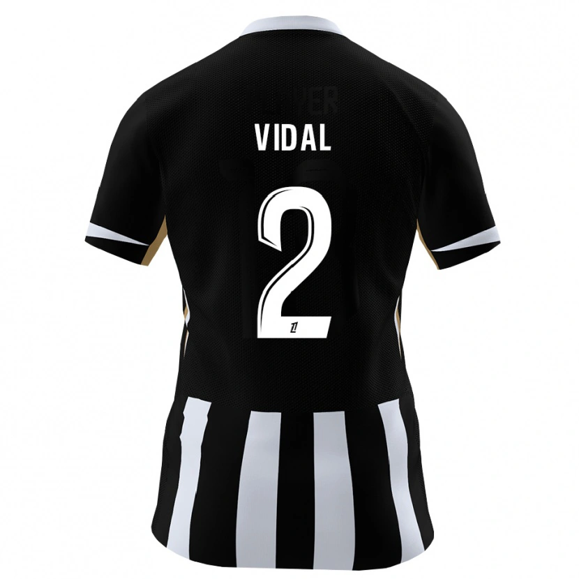 Danxen Kinder Abdaiyaan Vidal #2 Schwarz Blau Heimtrikot Trikot 2026/27 T-Shirt Schweiz