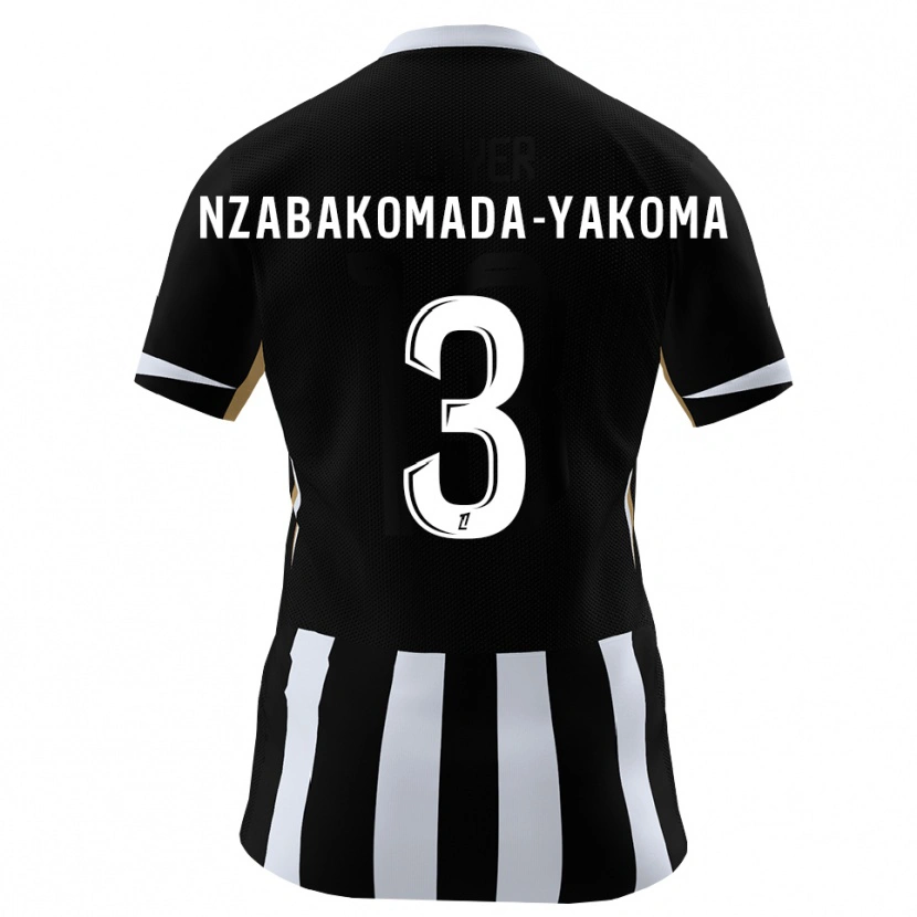 Danxen Kinder Raphaël Nzabakomada-Yakoma #3 Schwarz Blau Heimtrikot Trikot 2026/27 T-Shirt Schweiz