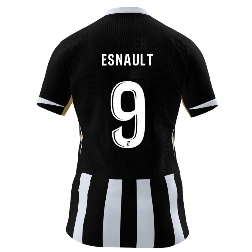 Danxen Kinder Joshua Esnault #9 Schwarz Blau Heimtrikot Trikot 2026/27 T-Shirt Schweiz