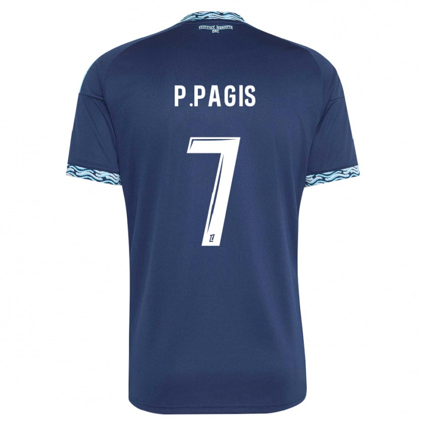 Danxen Kinder Pablo Pagis #7 Stahlblau Weiß Heimtrikot Trikot 2026/27 T-Shirt Schweiz