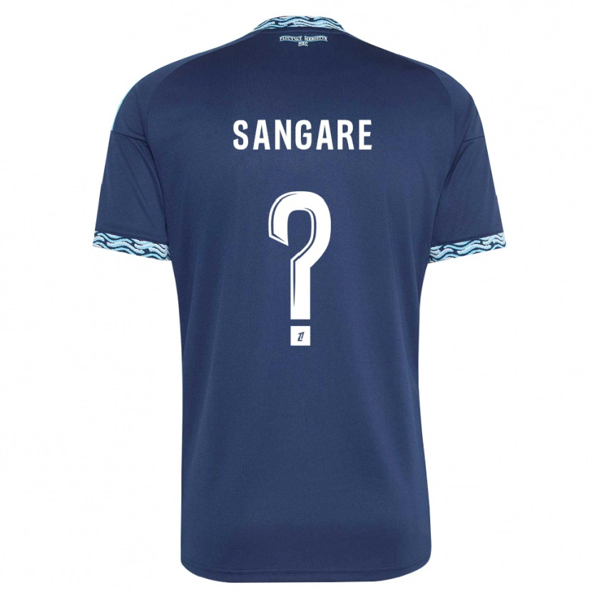 Danxen Kinder Hawa Sangare #0 Stahlblau Weiß Heimtrikot Trikot 2026/27 T-Shirt Schweiz