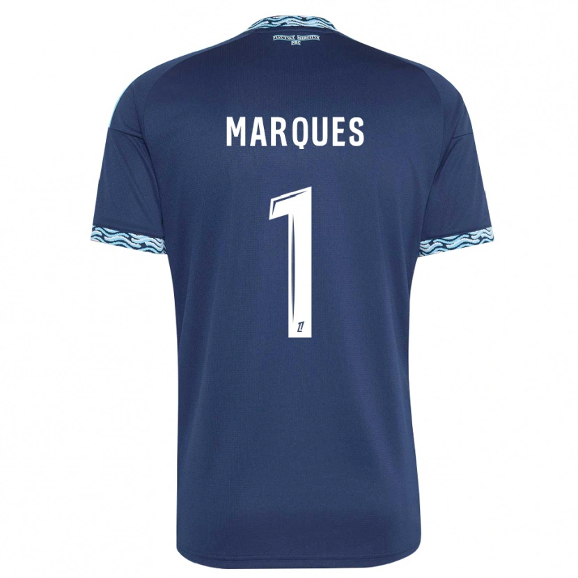 Danxen Kinder Inès Marques #1 Stahlblau Weiß Heimtrikot Trikot 2026/27 T-Shirt Schweiz