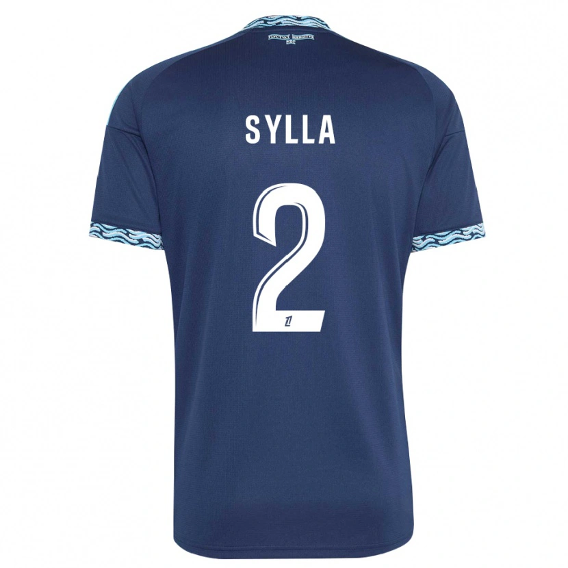Danxen Kinder Mohamed Sylla #2 Stahlblau Weiß Heimtrikot Trikot 2026/27 T-Shirt Schweiz