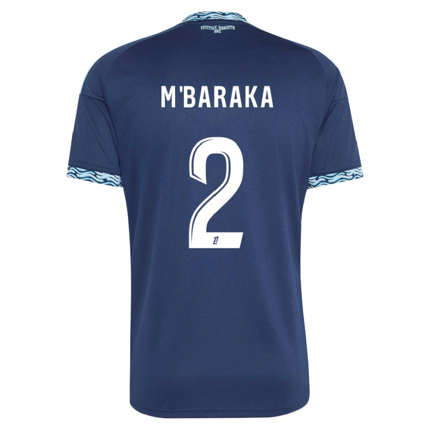 Danxen Kinder Abdallah M'baraka #2 Stahlblau Weiß Heimtrikot Trikot 2026/27 T-Shirt Schweiz