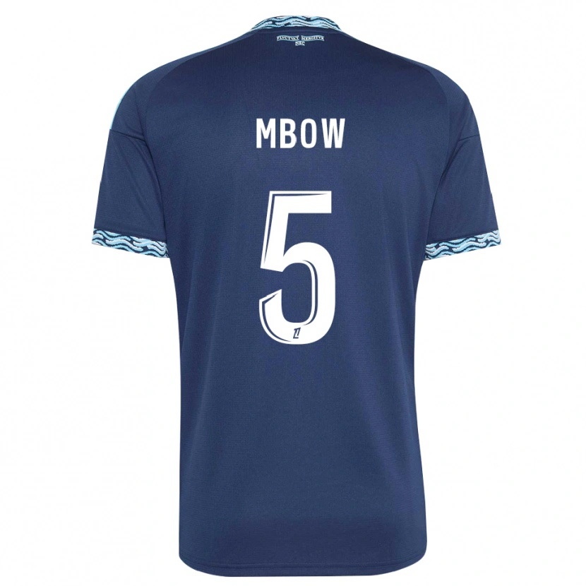 Danxen Kinder Moustapha Mbow #5 Stahlblau Weiß Heimtrikot Trikot 2026/27 T-Shirt Schweiz