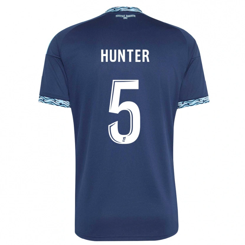 Danxen Kinder Sarah Hunter #5 Stahlblau Weiß Heimtrikot Trikot 2026/27 T-Shirt Schweiz