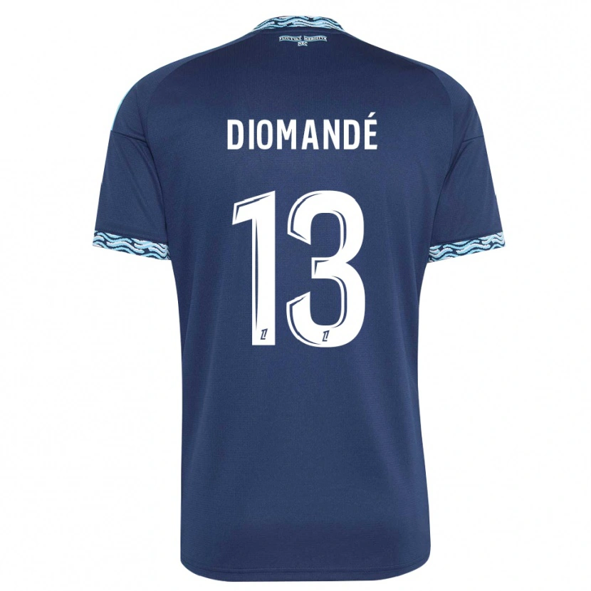 Danxen Kinder Vassancy Diomandé #13 Stahlblau Weiß Heimtrikot Trikot 2026/27 T-Shirt Schweiz