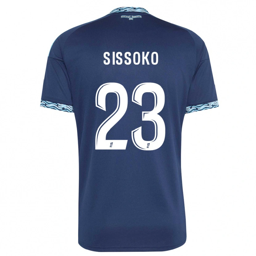 Danxen Kinder Teninsoun Sissoko #23 Stahlblau Weiß Heimtrikot Trikot 2026/27 T-Shirt Schweiz