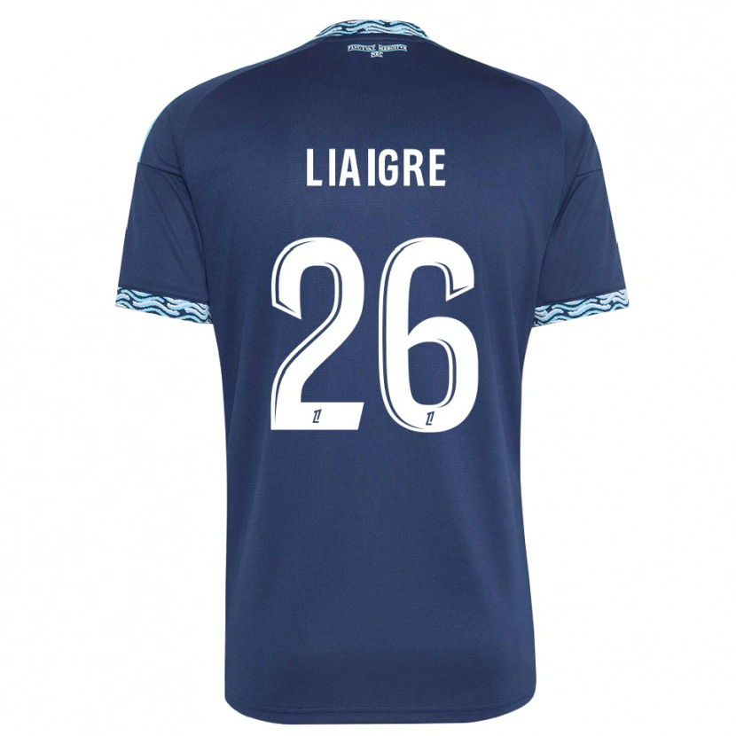 Danxen Kinder Fiona Liaigre #26 Stahlblau Weiß Heimtrikot Trikot 2026/27 T-Shirt Schweiz
