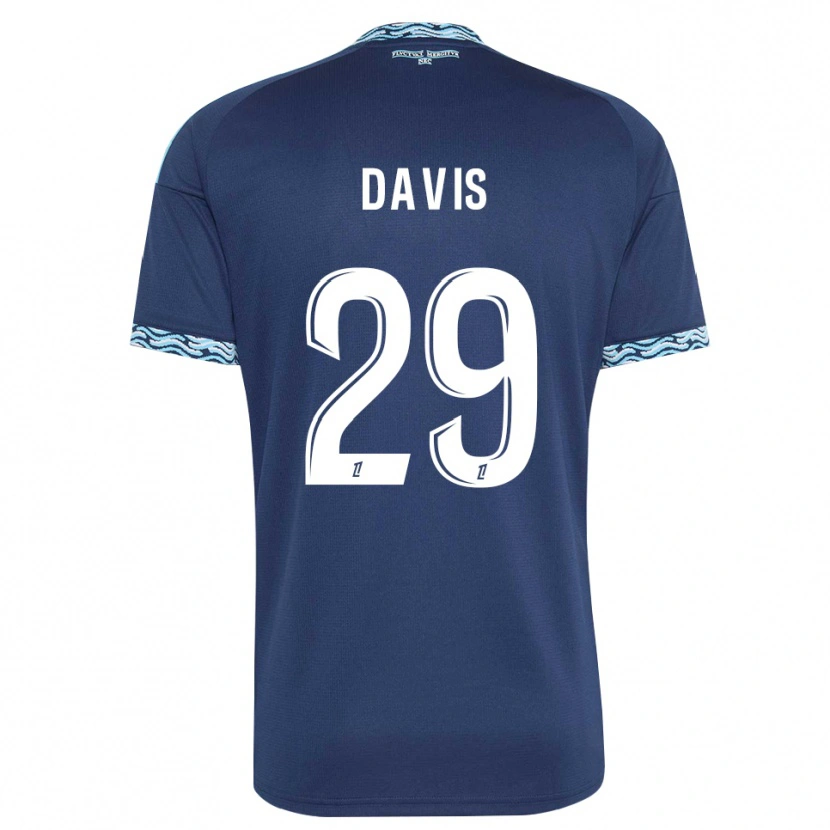Danxen Kinder Deja Davis #29 Stahlblau Weiß Heimtrikot Trikot 2026/27 T-Shirt Schweiz