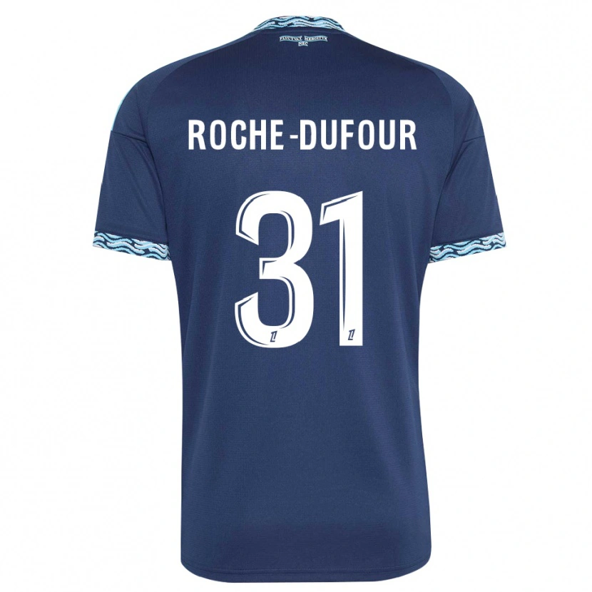 Danxen Kinder Kenza Roche Dufour #31 Stahlblau Weiß Heimtrikot Trikot 2026/27 T-Shirt Schweiz