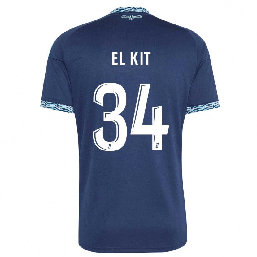 Danxen Kinder Kamil El Kit #34 Stahlblau Weiß Heimtrikot Trikot 2026/27 T-Shirt Schweiz