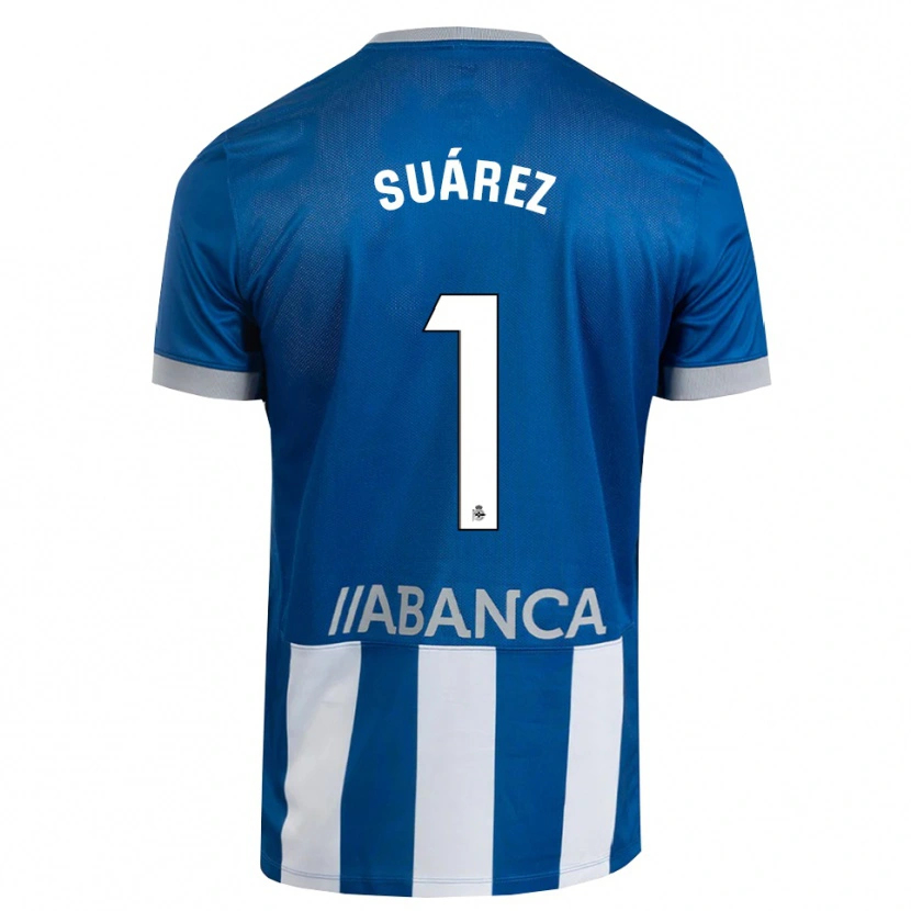 Danxen Kinder Brais Suárez #1 Blau Grau Weiß Heimtrikot Trikot 2026/27 T-Shirt Schweiz