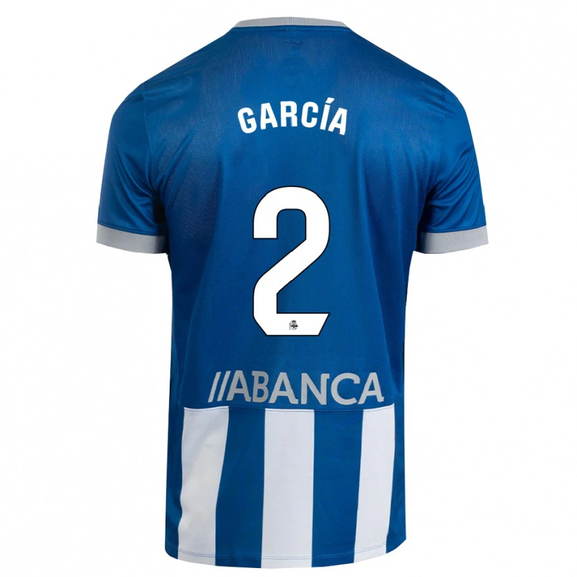 Danxen Kinder Pablo García #2 Blau Grau Weiß Heimtrikot Trikot 2026/27 T-Shirt Schweiz