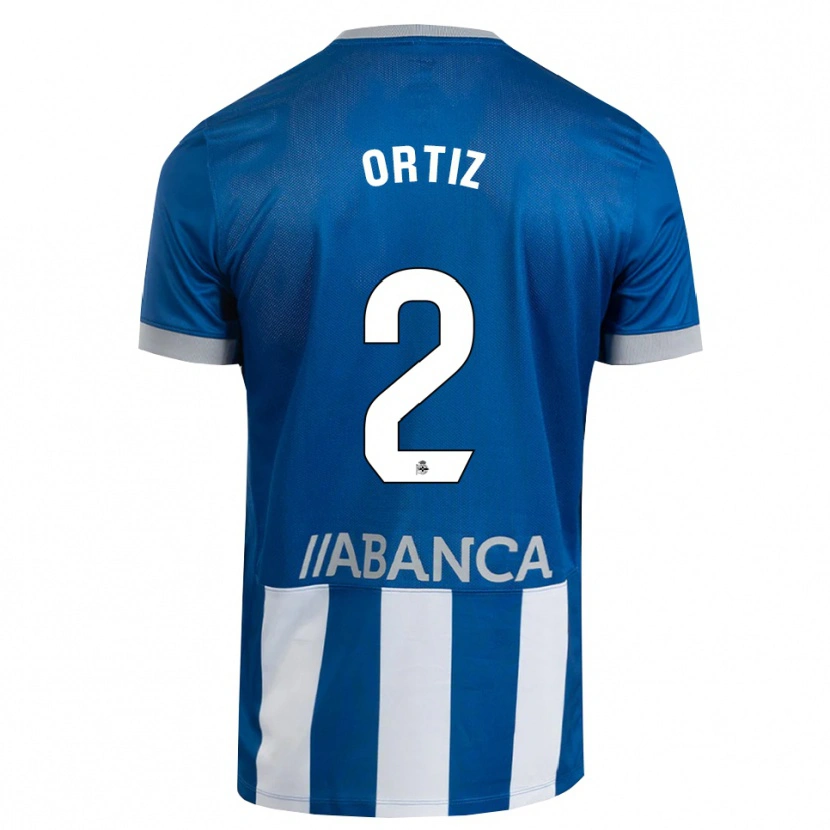 Danxen Kinder Samara Ortiz #2 Blau Grau Weiß Heimtrikot Trikot 2026/27 T-Shirt Schweiz