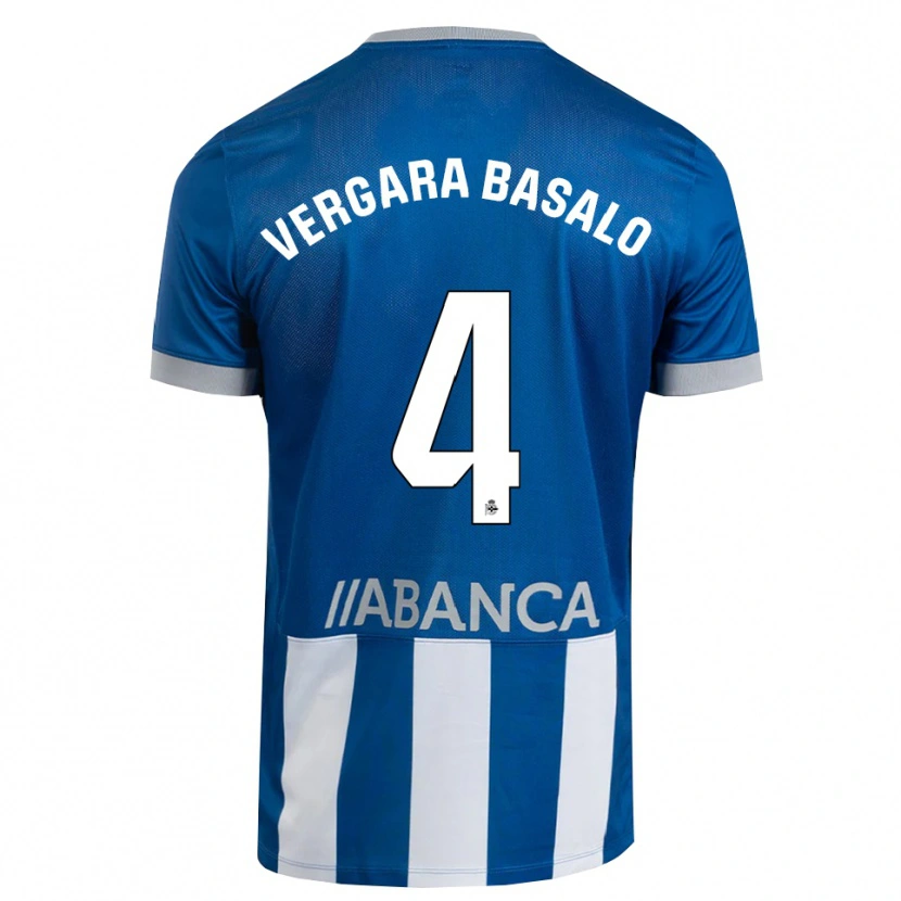 Danxen Kinder David Vergara #4 Blau Grau Weiß Heimtrikot Trikot 2026/27 T-Shirt Schweiz